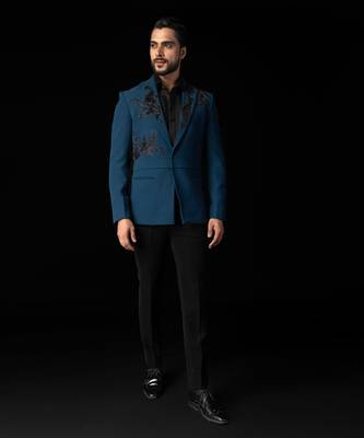 Teal zeal tuxedo set 4