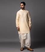 Divine leela peach kurta dhoti set