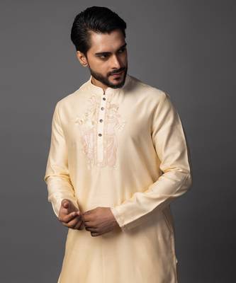 Divine leela peach kurta dhoti set 4