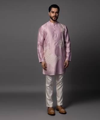 Lilac mirage kurta pajama set 1