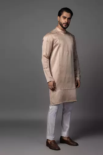Rosy grace dusty pink kurta pajama set