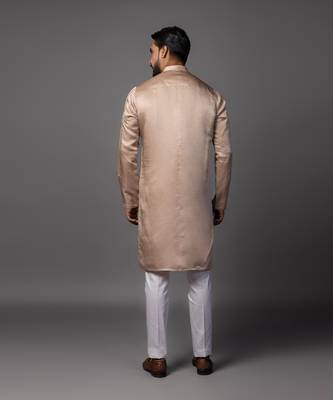 Rosy grace dusty pink kurta pajama set 3