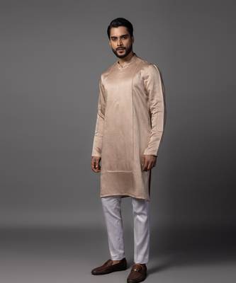 Rosy grace dusty pink kurta pajama set 4
