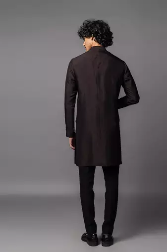 Cocoa fluer dark brown kurta pajama set