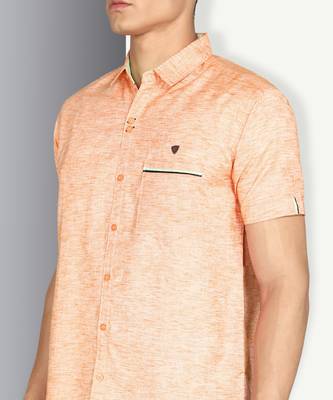 Men's slim fit linen cotton casual shirt | half sleeves shirt for men 4