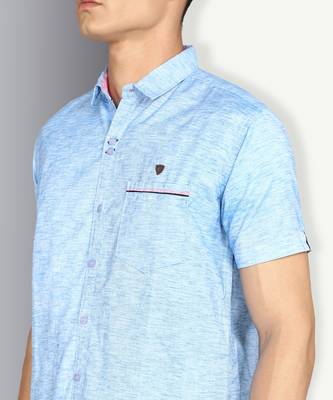 Men's slim fit linen cotton casual shirt | half sleeves shirt for men 4