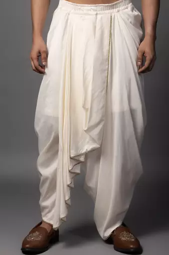 Ivory rainforest sherwani set