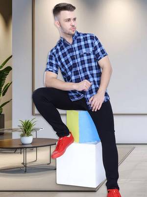 Men's cotton casual shirt | half sleeves shirt for men 3