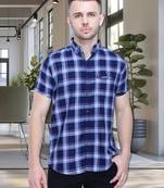 Men's cotton casual shirt | half sleeves shirt for men