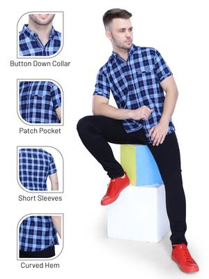 Men's cotton casual shirt | half sleeves shirt for men 5