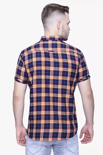 Men's cotton casual shirt | half sleeves shirt for men