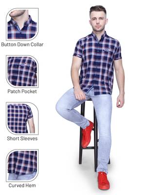 Men's cotton casual shirt | half sleeves shirt for men 5