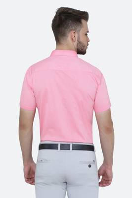 Men's oxford cotton formal shirt | half sleeves formal shirt for men 2