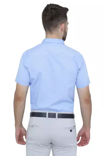 Men's oxford cotton formal shirt | half sleeves formal shirt for men