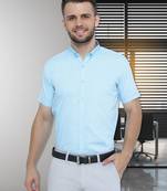 Men's oxford cotton formal shirt | half sleeves formal shirt for men