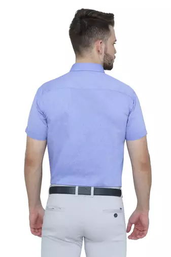 Men's oxford cotton formal shirt | half sleeves formal shirt for men