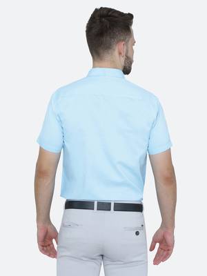 Men's oxford cotton formal shirt | half sleeves formal shirt for men 2
