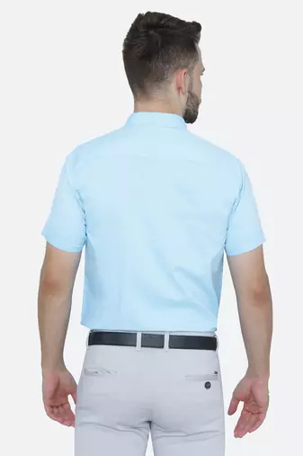 Men's oxford cotton formal shirt | half sleeves formal shirt for men