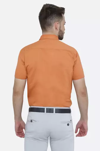 Men's oxford cotton formal shirt | half sleeves formal shirt for men