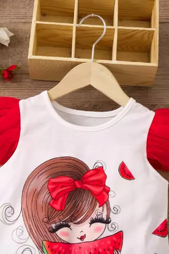 Adorable Watermelon-Themed Dress – Sweet & Playful 