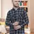 Men's cotton flannel double pocket shirt | checks shirt for men