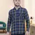 Men's cotton flannel double pocket shirt | checks shirt for men