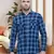 Men's cotton flannel double pocket shirt | checks shirt for men