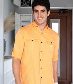 Men's cotton twill casual shirt | double pocket shirt  