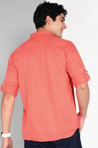 Men's cotton twill casual shirt | double pocket shirt  