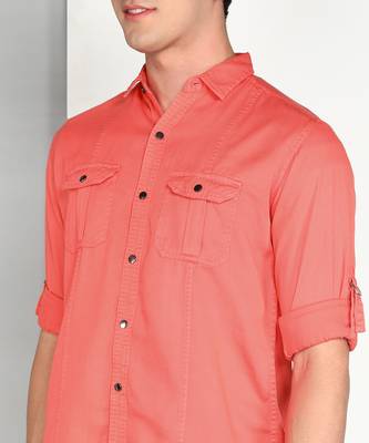 Men's cotton twill casual shirt | double pocket shirt   4