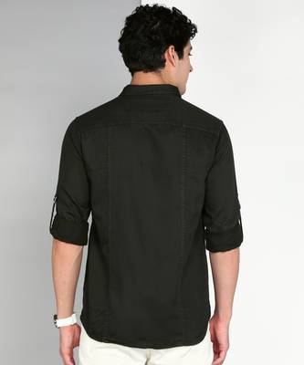 Men's cotton twill casual shirt | double pocket shirt   2