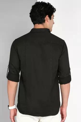 Men's cotton twill casual shirt | double pocket shirt  