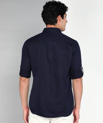 Men's cotton twill casual shirt | double pocket shirt   2