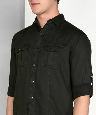 Men's cotton twill casual shirt | double pocket shirt   4