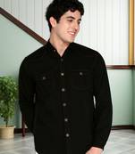Men's denim casual shirt | double pocket shirt