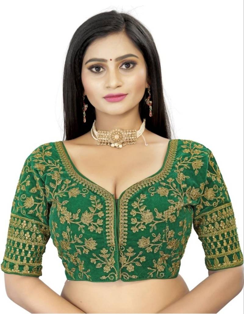 Green Premium Tapeta Vervet Blouse
