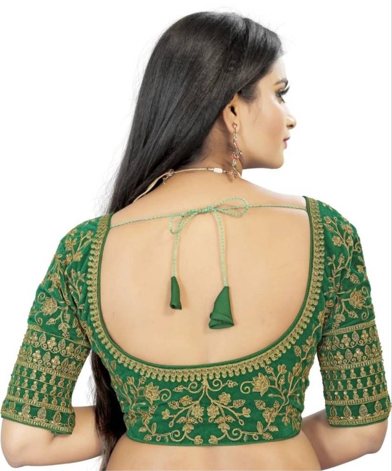 Green Premium Tapeta Vervet Blouse
