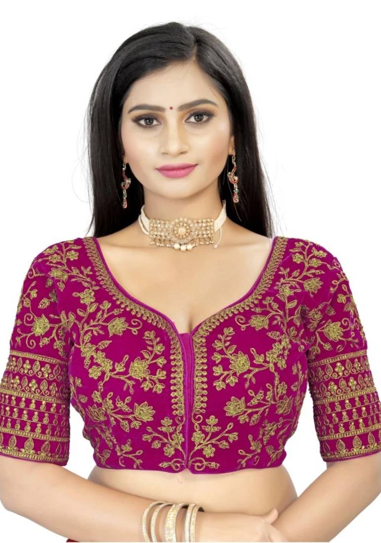 Pink Premium Tapeta Veivet Blouse