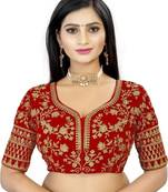 Red Premium Tapeta Veevet Blouse