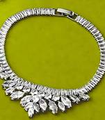 American diamond cz ad stone original look hand bracelet for women