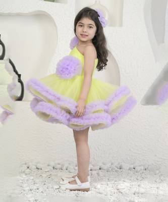 Lime and lavender dress 3