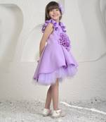 Lavender high low dress