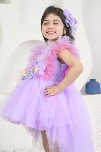 Lily high low dress