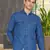 Men's denim cargo casual shirt | double pocket cargo shirt for men