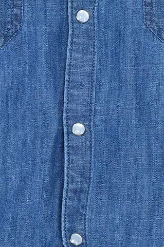 Men's denim cargo casual shirt | double pocket cargo shirt for men