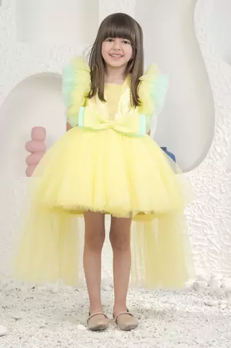 Angelica yellow dress