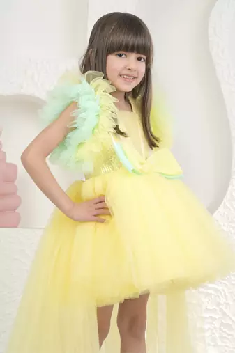 Angelica yellow dress