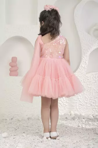 Sophei peach dress