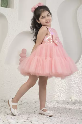 Sophei peach dress