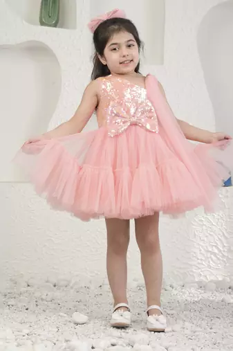 Sophei peach dress